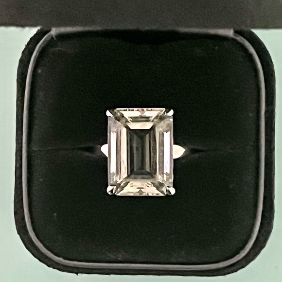 Tiffany & Co. Jewelry - Size 8 Tiffany & Co. 9 Carat Emerald Cut Prasiolite